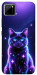 Чехол Galaxy purple cat для Realme C11