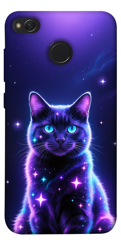 Чехол Galaxy purple cat для Xiaomi Redmi 4X