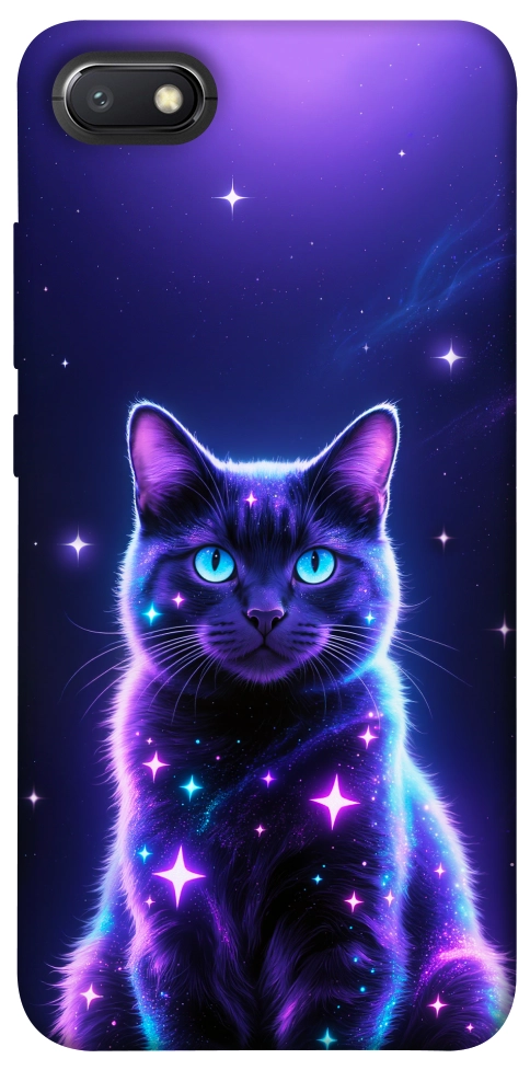 Чехол Galaxy purple cat для Xiaomi Redmi 6A