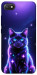 Чехол Galaxy purple cat для Xiaomi Redmi 6A