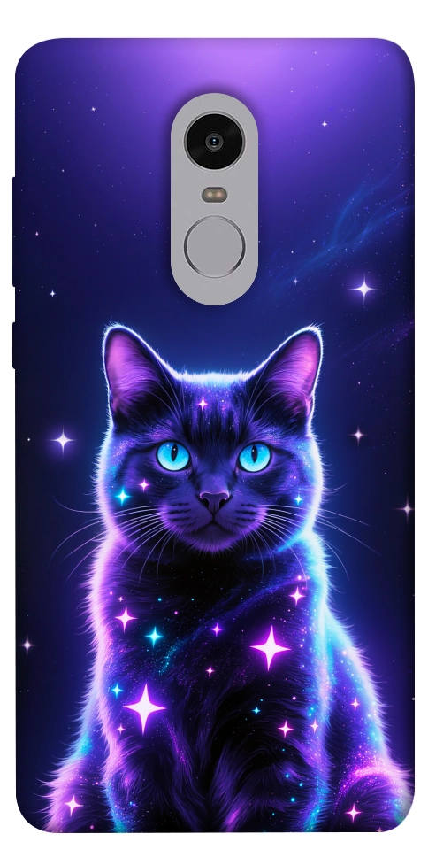 Чехол Galaxy purple cat для Xiaomi Redmi Note 4X