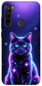 Чохол Galaxy purple cat для Xiaomi Redmi Note 8T