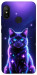 Чохол Galaxy purple cat для Xiaomi Redmi 6 Pro