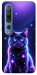 Чехол Galaxy purple cat для Xiaomi Mi 10