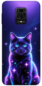 Чохол Galaxy purple cat для Xiaomi Redmi Note 9 Pro