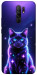 Чехол Galaxy purple cat для Xiaomi Redmi 9