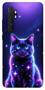 Чохол Galaxy purple cat для Xiaomi Mi Note 10 Lite