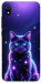 Чехол Galaxy purple cat для Xiaomi Redmi 7A
