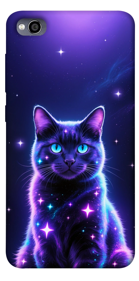 Чохол Galaxy purple cat для Xiaomi Redmi 4A