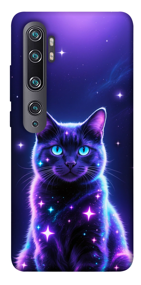 Чехол Galaxy purple cat для Xiaomi Mi CC9 Pro