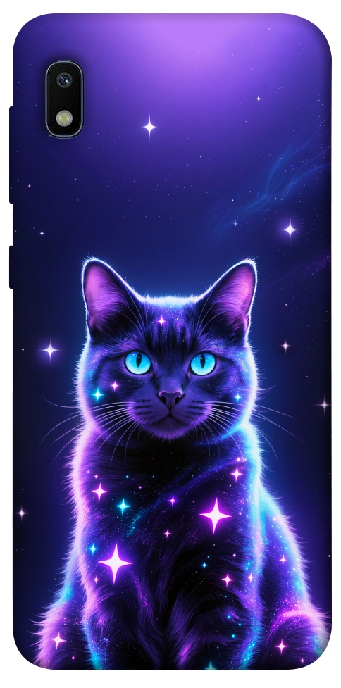Чехол Galaxy purple cat для Galaxy A10 (A105F)
