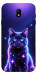 Чохол Galaxy purple cat для Galaxy J7 (2017)