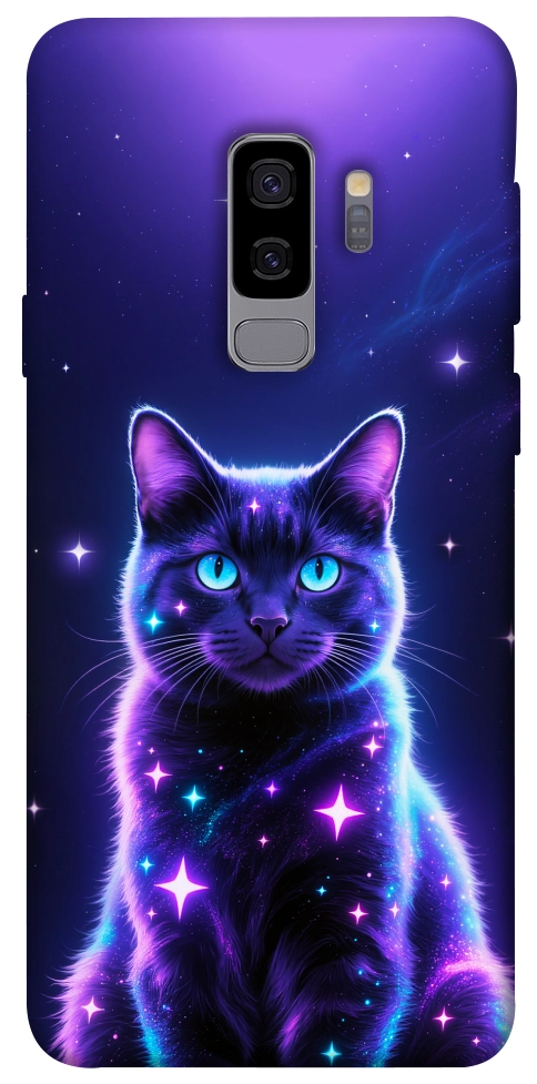 Чехол Galaxy purple cat для Galaxy S9+