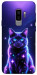 Чехол Galaxy purple cat для Galaxy S9+