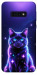 Чохол Galaxy purple cat для Galaxy S10e