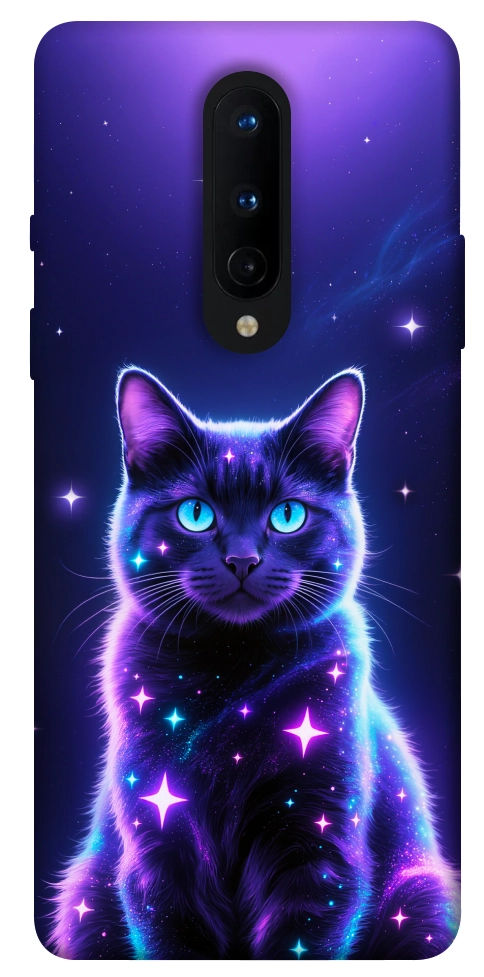Чехол Galaxy purple cat для OnePlus 8