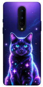 Чохол Galaxy purple cat для OnePlus 8
