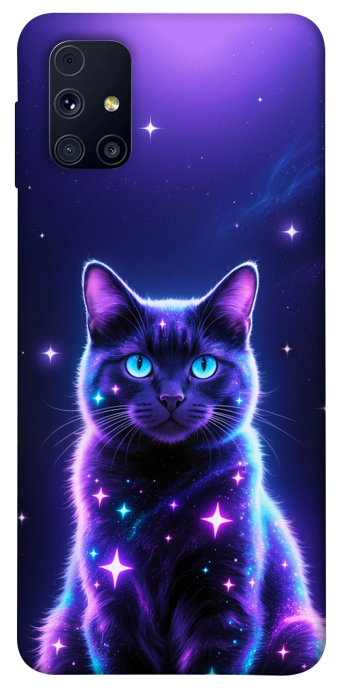 Чехол Galaxy purple cat для Galaxy M31s