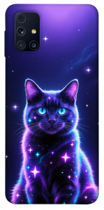 Чохол Galaxy purple cat для Galaxy M31s