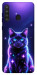 Чехол Galaxy purple cat для Galaxy A21