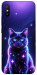 Чехол Galaxy purple cat для Xiaomi Redmi 9A
