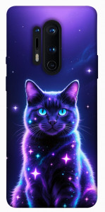Чехол Galaxy purple cat для OnePlus 8 Pro