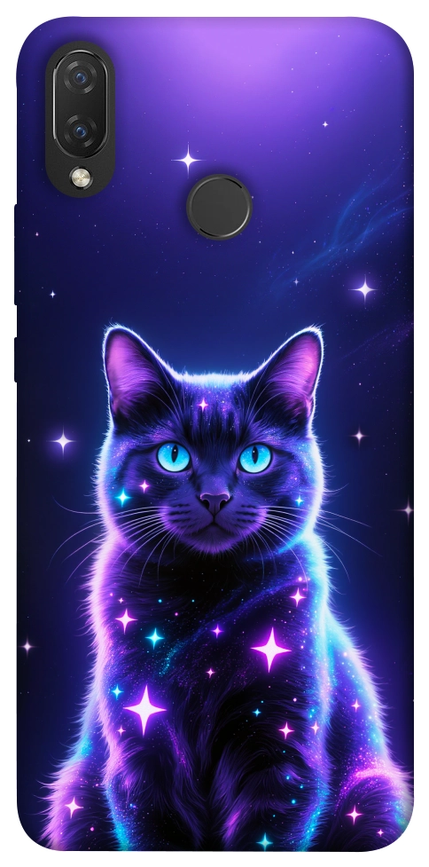 Чехол Galaxy purple cat для Huawei Nova 3i