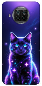 Чохол Galaxy purple cat для Xiaomi Redmi Note 9 Pro 5G