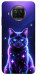 Чехол Galaxy purple cat для Xiaomi Mi 10T Lite
