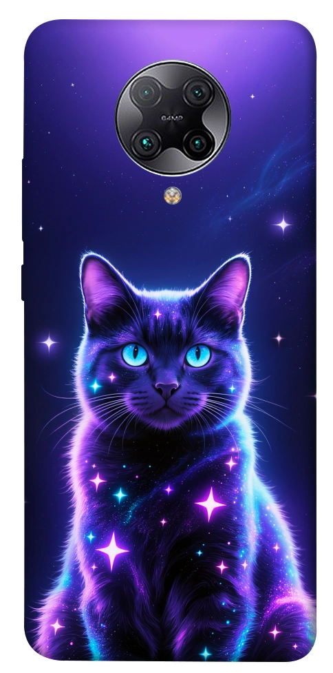 Чехол Galaxy purple cat для Xiaomi Redmi K30 Pro