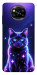 Чехол Galaxy purple cat для Xiaomi Poco X3 NFC