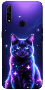 Чохол Galaxy purple cat для Oppo A31