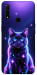 Чохол Galaxy purple cat для Oppo A31