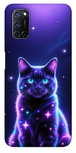 Чехол Galaxy purple cat для Oppo A72
