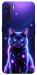 Чехол Galaxy purple cat для Oppo A91