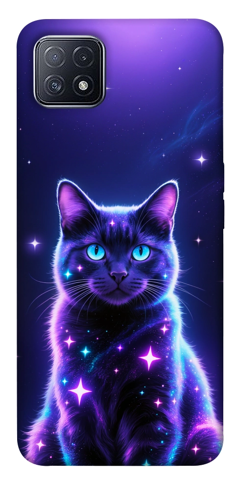 Чехол Galaxy purple cat для Oppo A73