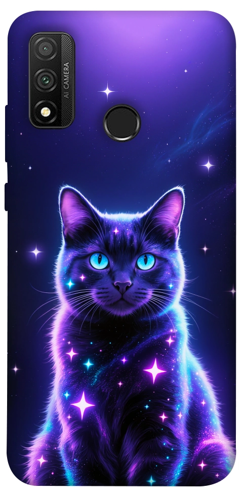 Чехол Galaxy purple cat для Huawei P Smart (2020)