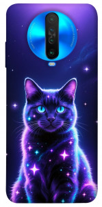 Чехол Galaxy purple cat для Xiaomi Poco X2