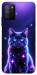 Чехол Galaxy purple cat для Xiaomi Poco M3