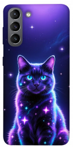 Чехол Galaxy purple cat для Galaxy S21
