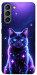 Чехол Galaxy purple cat для Galaxy S21