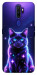 Чехол Galaxy purple cat для Oppo A9 (2020)