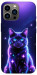 Чехол Galaxy purple cat для iPhone 13 Pro Max