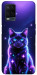 Чехол Galaxy purple cat для Oppo A54 4G