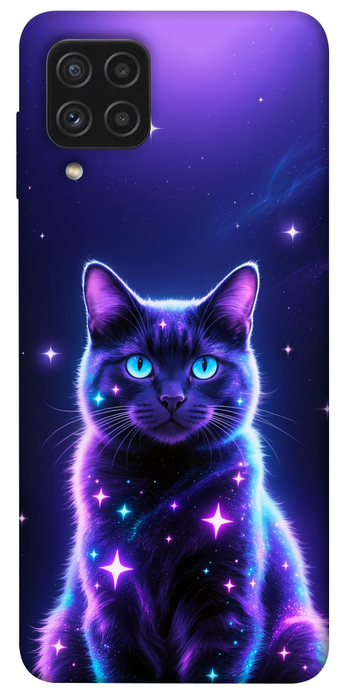 Чехол Galaxy purple cat для Galaxy A22 4G