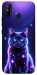 Чохол Galaxy purple cat для TECNO Spark 6 Go
