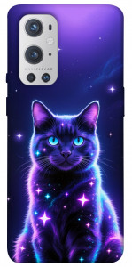 Чехол Galaxy purple cat для Oneplus 9 pro