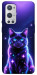 Чехол Galaxy purple cat для Oneplus 9 pro