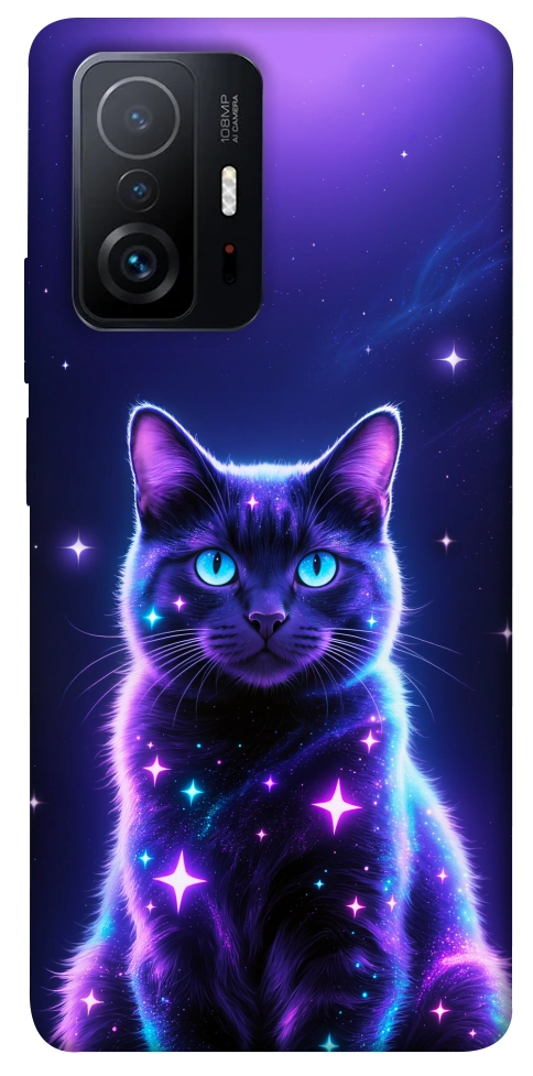 Чехол Galaxy purple cat для Xiaomi 11T