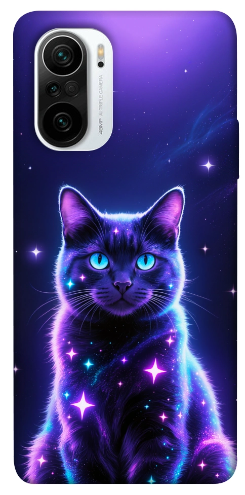 Чохол Galaxy purple cat для Xiaomi Redmi K40 Pro+